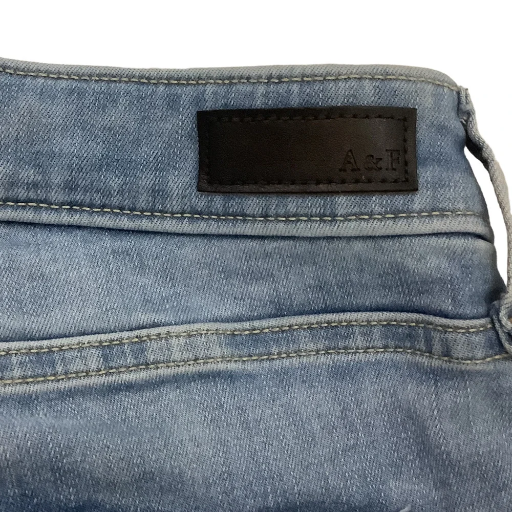 Abercrombie & Fitch Blue 33/16 L Women Curve Love High Rise Super Skinny Jeans - Picture 7 of 8